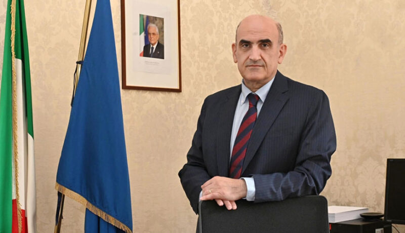 Il prefetto di Lodi, Enrico Roccatagliata