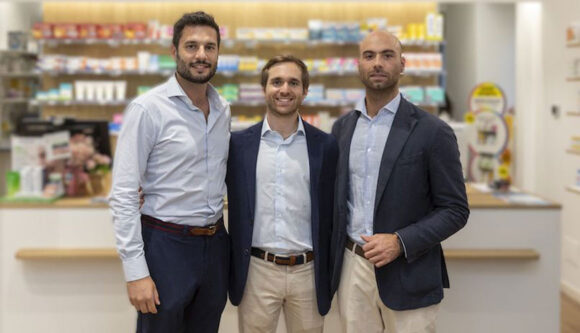 Rodolfo Laneri, Tommaso Toscani ed Edoardo Cavallazzi, co-founder di Prosit Farma