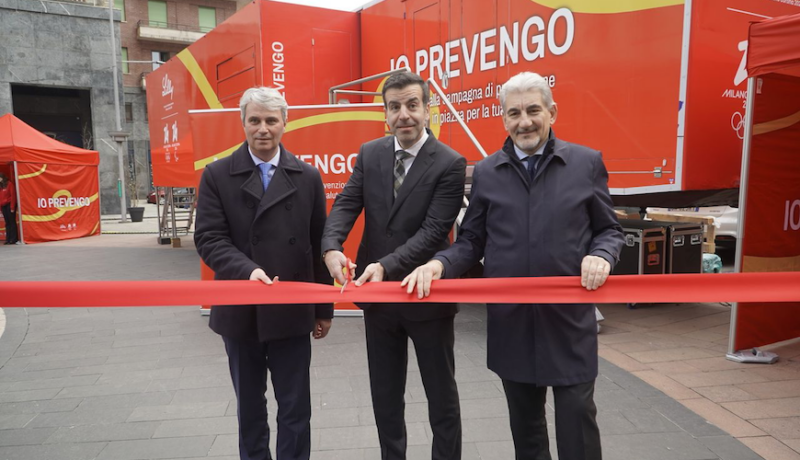 "Io prevengo": l'inaugurazione a Varese del tour Lilly