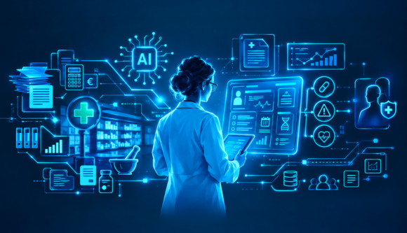 Il farmacista agentico. Immagine generata con AI